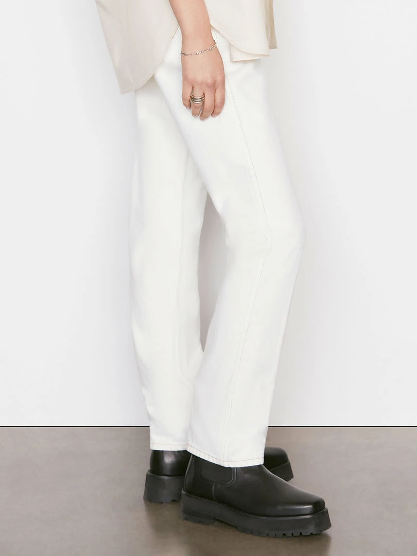 Best Sale 😍 Frame-denim Le Italien True Straight -- Blanc 👩 Women 😀 5 Frame-denim Le Italien True Straight -- Blanc Women