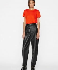 Frame-denim Easy True Tee -- Mandarin