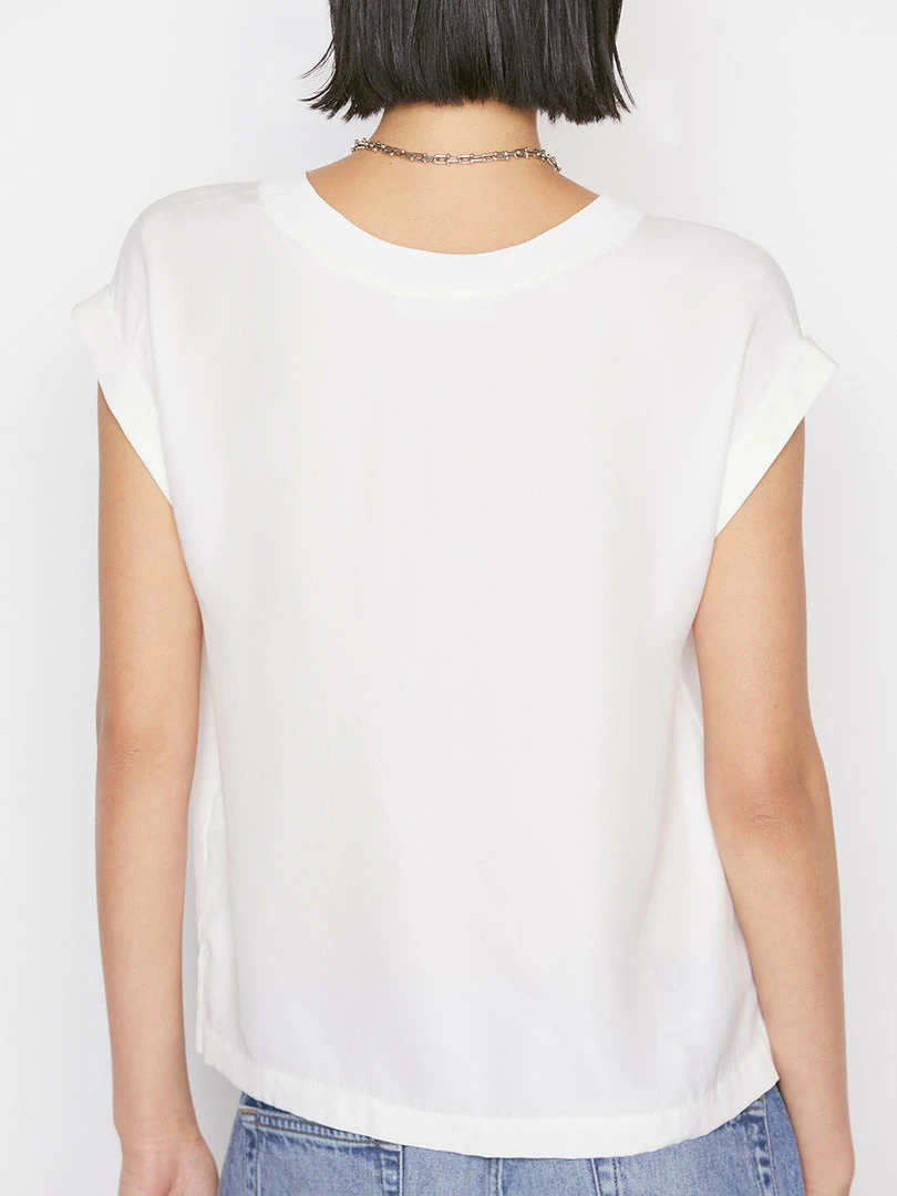 Best reviews of โ Frame-denim Washable Silk Oversized Tee -- Off White ๐ฉ Women ๐ 4 Frame-denim Washable Silk Oversized Tee -- Off White Women