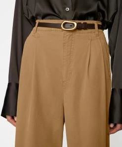 Frame-denim Pleated Chino -- Camel Women