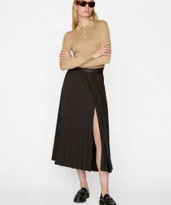 Frame-denim Refined Polo Sweater -- Taupe Women