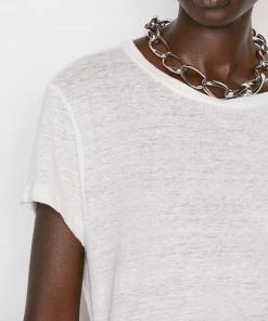 Frame-denim Easy True Tee -- Blanc Women