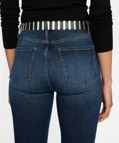 Best Sale ✔️ Frame-denim 👩 Women Le One Crop Mini Boot -- Hanbury 🎁 10 Frame-denim Women Le One Crop Mini Boot -- Hanbury