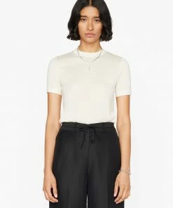 Frame-denim Refined Sweater Tee -- Off White