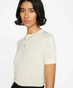 Frame-denim Refined Sweater Tee -- Off White