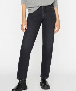 Frame-denim High 'N' Tight Straight -- Inkwell
