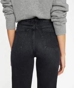 Frame-denim High 'N' Tight Straight -- Inkwell