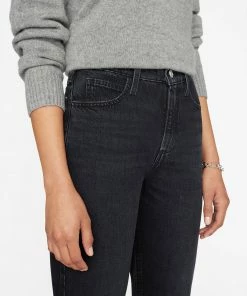 Frame-denim High 'N' Tight Straight -- Inkwell