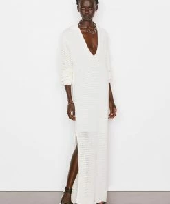 Frame-denim Women Crochet Kaftan -- Off White