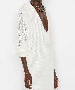 Frame-denim Women Crochet Kaftan -- Off White