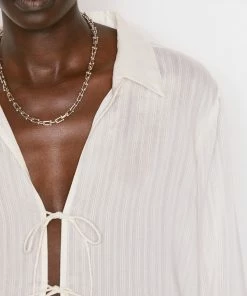 Cheapest β¨ Frame-denim Delicate Tie Front Top -- Bone π 10 Frame-denim Delicate Tie Front Top -- Bone