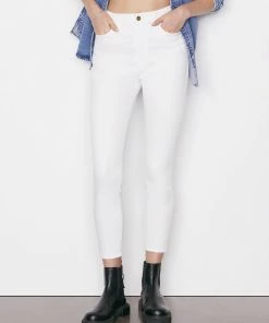 Best Pirce π₯ Frame-denim Ali High Rise Skinny Cigarette -- Blanc π© Women π 14 Frame-denim Ali High Rise Skinny Cigarette -- Blanc Women
