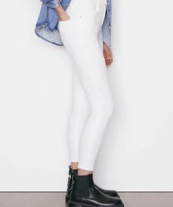 Best Pirce π₯ Frame-denim Ali High Rise Skinny Cigarette -- Blanc π© Women π 15 Frame-denim Ali High Rise Skinny Cigarette -- Blanc Women