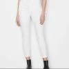 Frame-denim Ali High Rise Skinny Cigarette -- Blanc Women