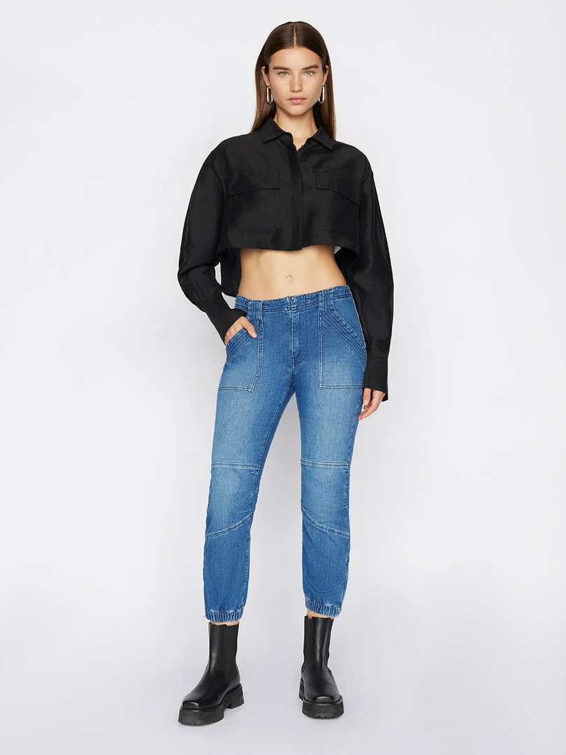 Best deal ๐ Frame-denim ๐ฉ Women Banded Bottom Trapunto Pant -- Waltz ๐ 2 Frame-denim Women Banded Bottom Trapunto Pant -- Waltz