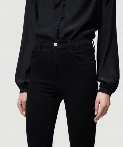 Frame-denim Women Le Color Crop -- Film Noir