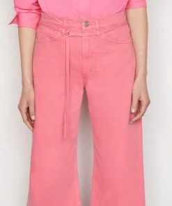 Frame-denim Women High Rise Baggy Pant -- Hot Pink