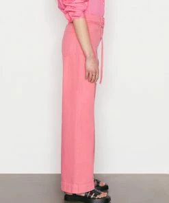 Frame-denim Women High Rise Baggy Pant -- Hot Pink