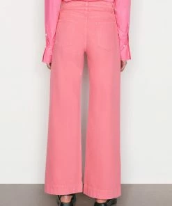 Frame-denim Women High Rise Baggy Pant -- Hot Pink