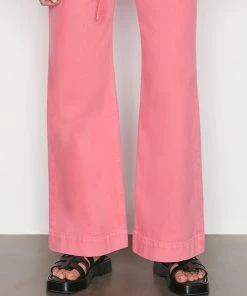 Frame-denim Women High Rise Baggy Pant -- Hot Pink