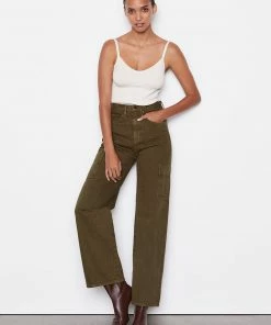 Frame-denim High Rise Baggy Pocket Jean -- Washed Surplus Women