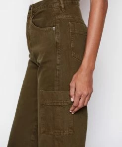 Frame-denim High Rise Baggy Pocket Jean -- Washed Surplus Women