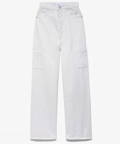 Frame-denim High Rise Baggy Pocket Jean -- Parchment Women