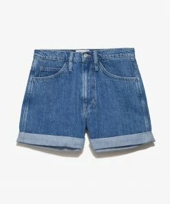 Best deal ⌛ Frame-denim High Rise Cuffed Short -- Sea Level ✨ 13 Frame-denim High Rise Cuffed Short -- Sea Level