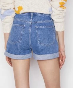 Best deal ⌛ Frame-denim High Rise Cuffed Short -- Sea Level ✨ 11 Frame-denim High Rise Cuffed Short -- Sea Level