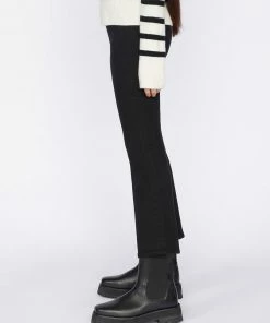 Frame-denim Jetset Crop Mini Boot -- Sheen Noir