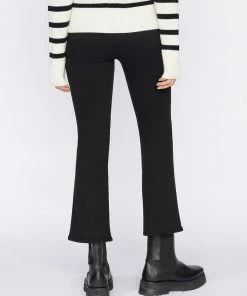 Frame-denim Jetset Crop Mini Boot -- Sheen Noir