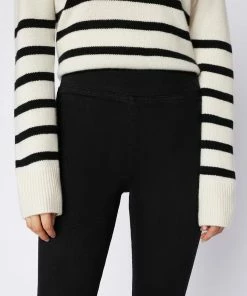 Frame-denim Jetset Crop Mini Boot -- Sheen Noir