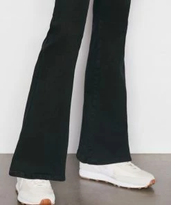 Frame-denim The Jetset Flare -- Sheen Noir