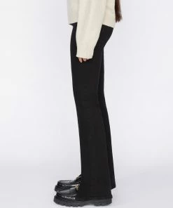 Frame-denim The Jetset Slit Flare -- Sheen Noir