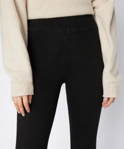 Frame-denim The Jetset Slit Flare -- Sheen Noir