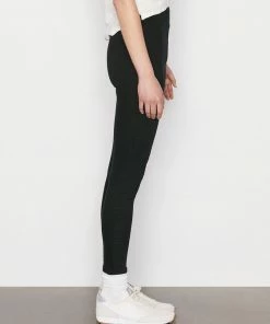 Frame-denim The Jetset Skinny Crop -- Sheen Noir Women