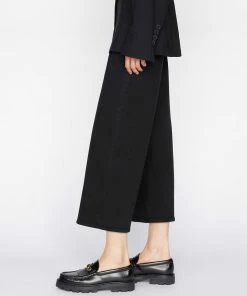 Budget ๐งจ Frame-denim Jetset Wide Crop -- Sheen Noir ๐ฅฐ 9 Frame-denim Jetset Wide Crop -- Sheen Noir