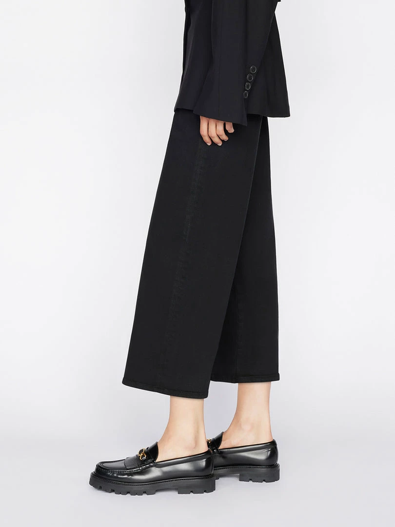 Budget ๐งจ Frame-denim Jetset Wide Crop -- Sheen Noir ๐ฅฐ 4 Frame-denim Jetset Wide Crop -- Sheen Noir