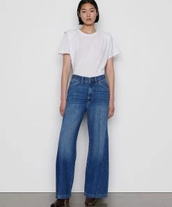 Frame-denim Le Baggy Palazzo -- Seafarer