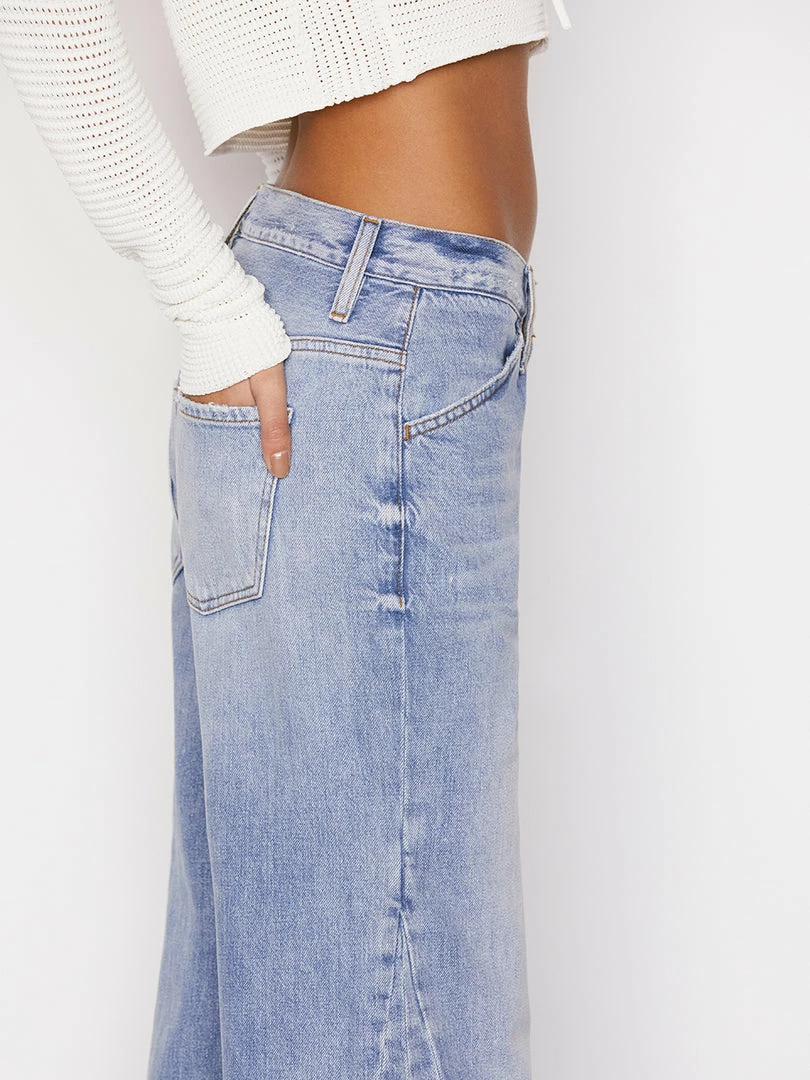 Brand new 🥰 Frame-denim 👩 Women Le Baggy Palazzo -- Iceberg Flat ⭐ 5 Frame-denim Women Le Baggy Palazzo -- Iceberg Flat