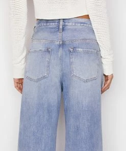 Brand new 🥰 Frame-denim 👩 Women Le Baggy Palazzo -- Iceberg Flat ⭐ 14 Frame-denim Women Le Baggy Palazzo -- Iceberg Flat