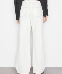 Frame-denim Le Baggy Palazzo -- Chalked Women