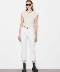 Frame-denim Women Le Crop Mini Boot -- Blanc