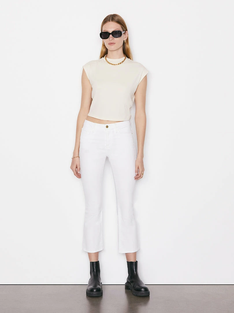 Flash Sale โค๏ธ Frame-denim ๐ฉ Women Le Crop Mini Boot -- Blanc โ๏ธ 2 Frame-denim Women Le Crop Mini Boot -- Blanc