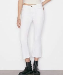 Frame-denim Women Le Crop Mini Boot -- Blanc