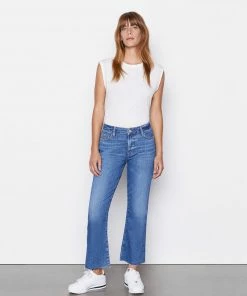 Frame-denim Le Crop Mini Boot Degradable -- Gratitude