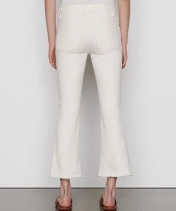 Frame-denim Women Le Crop Mini Boot Raw Fray -- Au Natural