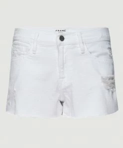 Frame-denim Le Cut Off Tulip Hem -- Blanc Rookley Women