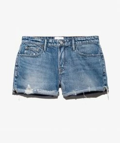 Frame-denim Le Grand Garcon Shorts -- Spears
