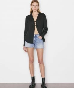 Frame-denim Le Grand Garcon Short -- Iceberg